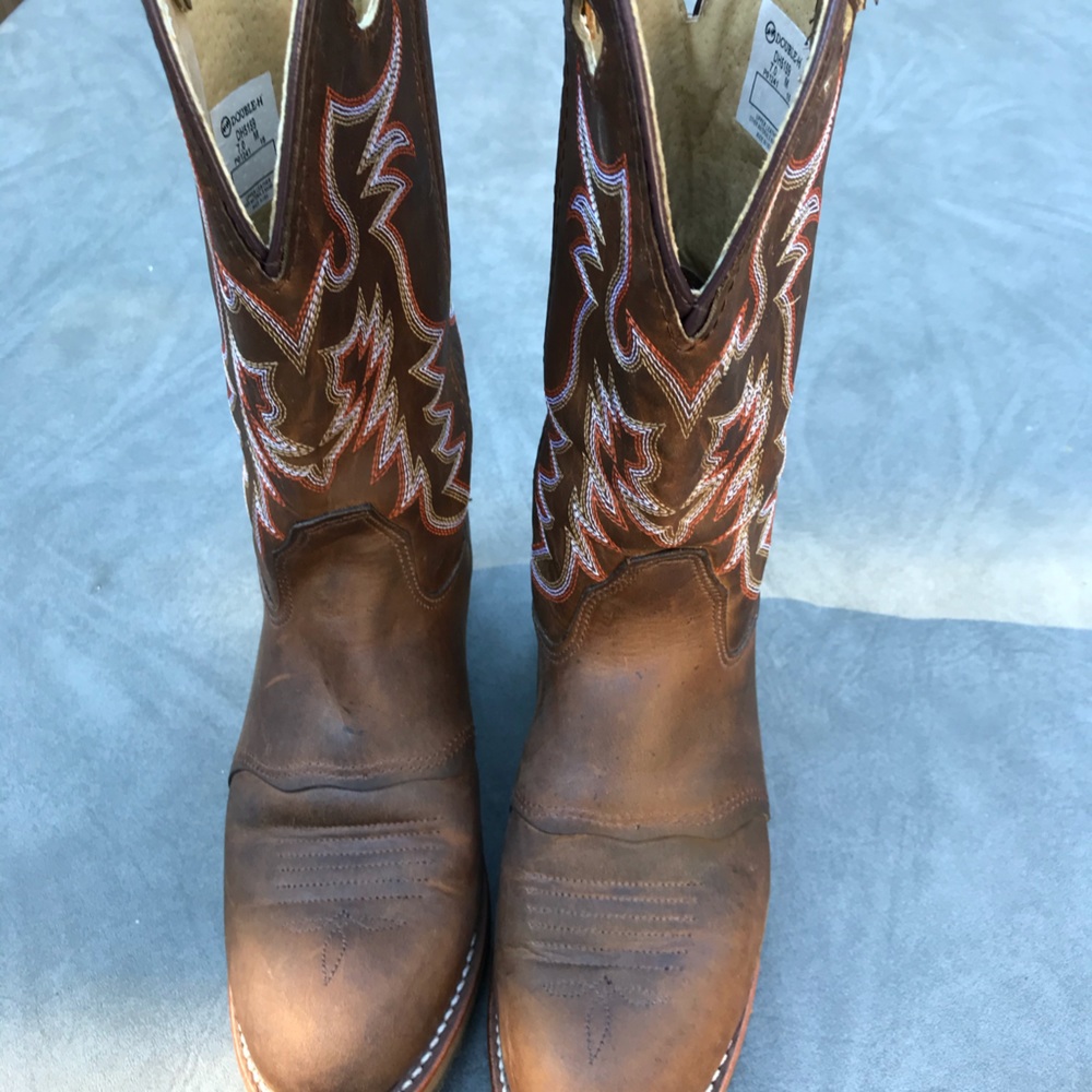 Double-H buckaroo western boots